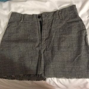 brandy melville grey juliette skirt